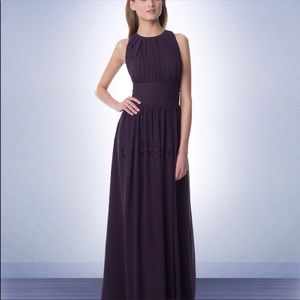Bill Levkoff Plum Bridesmaids Dress
